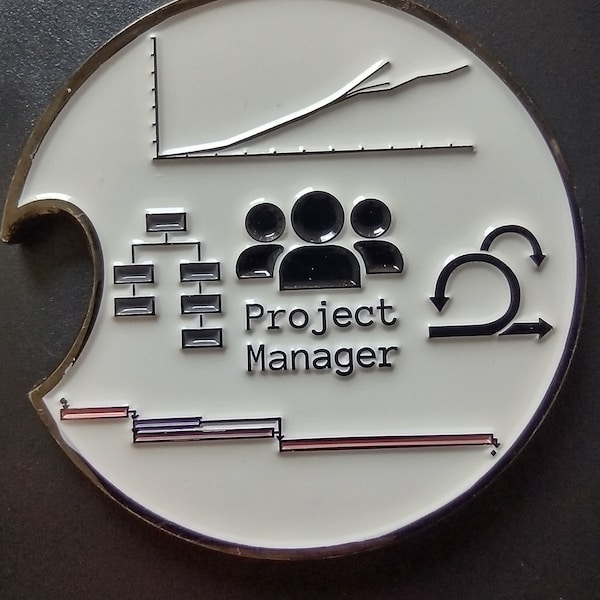 Project Manager Challenge Coin (2D)