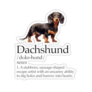 Cute Dachshund Sticker Dog Lover Gift Dachshund Cute Sticker for Dachshund Lover Gift Dog Sticker Cute Dog Gift Dachshund Laptop Sticker