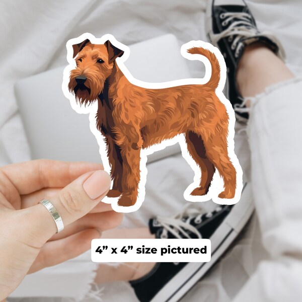 Cute Irish Terrier Sticker Dog Lover Gift For Her Irish Terrier Cute Sticker for Irish Terrier Lover Gift Dog Sticker Cute Dog Irish Terrier