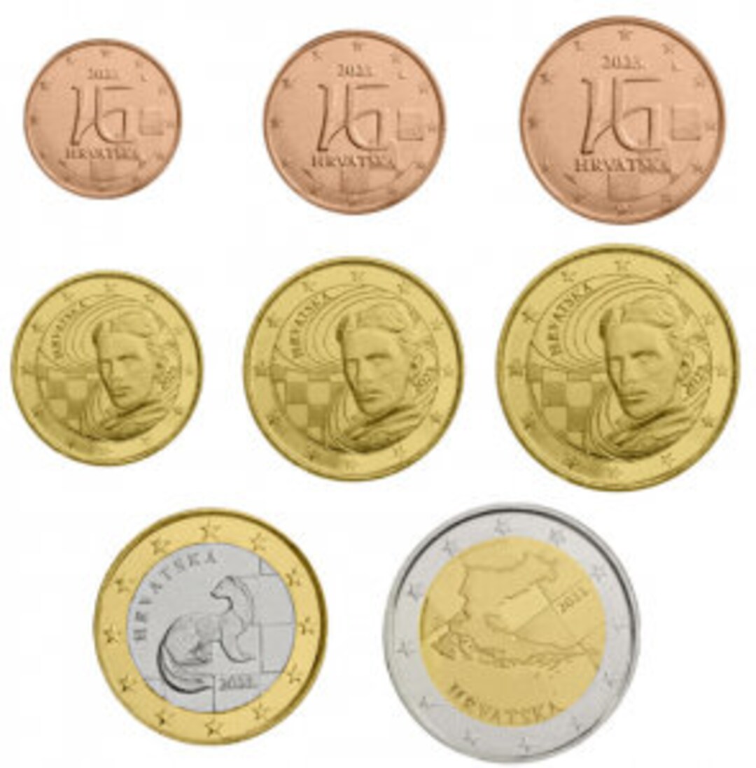 Croatian Euro Coins Set Year 2023 Etsy croatian-euro-coins-set-year-2023-etsy
