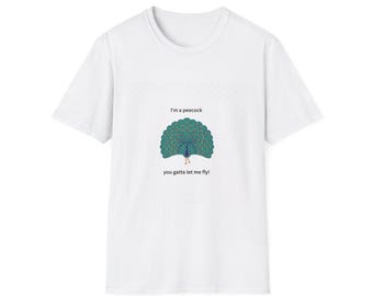 Ik ben een pauw T-shirt | Grappig T-shirt met pauwprint