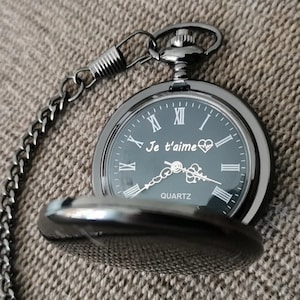 Gepersonaliseerd Zakhorloge voor Best Man Getuige Trouwerij Kado