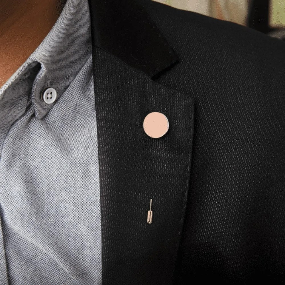 Fashion Men Brooches Of Fabric Crystal Flowers Men Lapel Pin Men