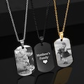 Custom Military Dog Tags Laser Engraved Personalized Photo Picture product logo