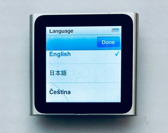 4GB 3rd Gen Apple Ipod Nano Silver - Etsy 日本