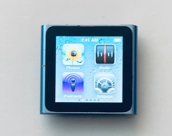8GB 6th Gen Apple Ipod Nano Blue - Etsy