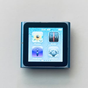 8GB 6th Gen Apple Ipod Nano Blue - Etsy 日本