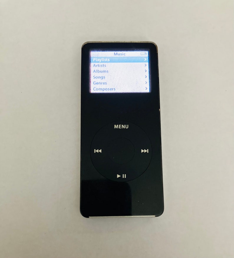 1 & 2 GBs 1st Gen Apple Ipod Nano Black image 1