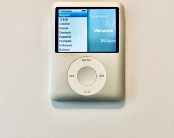 4GB Apple Ipod Nano Silber der dritten Generation