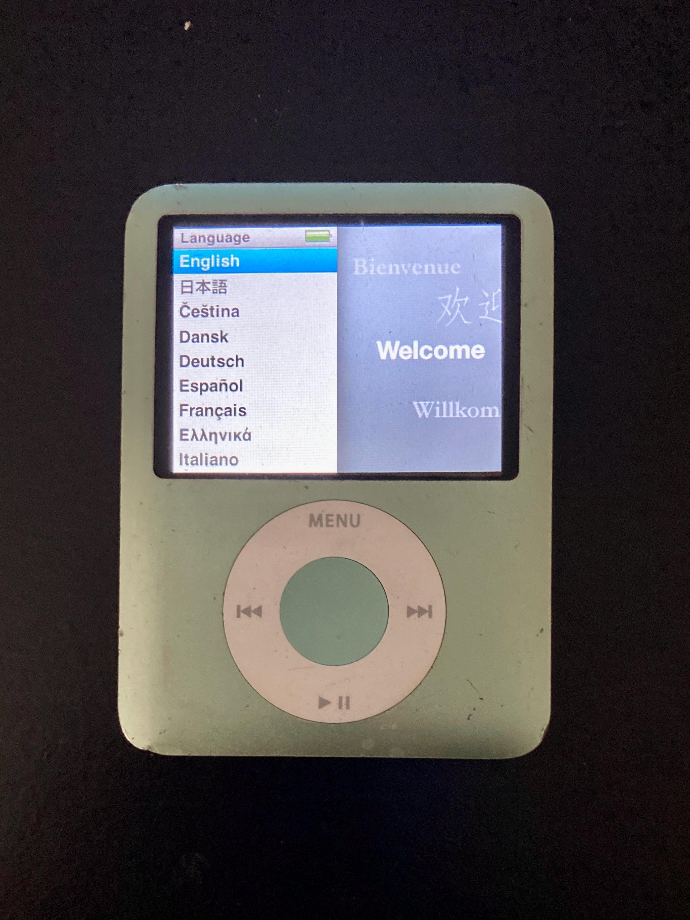 Apple Ipod Nano 4GB 3rd Generation GREEN - Etsy