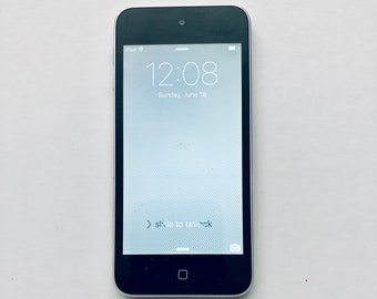 16GB 5th Gen Ipod Touch Schwarz/Silber Rückseite