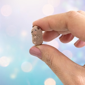 Micro Crochet Capybara: Tiny Handmade Amigurumi Plush Toy