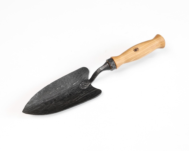 Forged Transplant Trowel Garden Trowel Handforged Garden Planting Trowel Professional Garden Trowel image 10