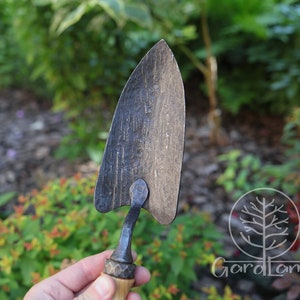 Forged Transplant Trowel Garden Trowel Handforged Garden Planting Trowel Professional Garden Trowel image 2