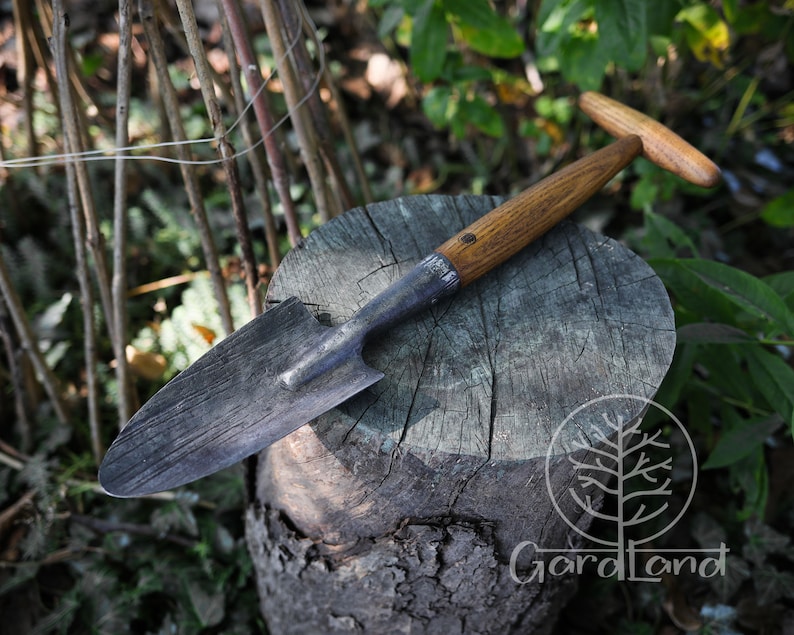 T Handle Garden Spade Handmade Forged Garden Shovel Garden - Etsy