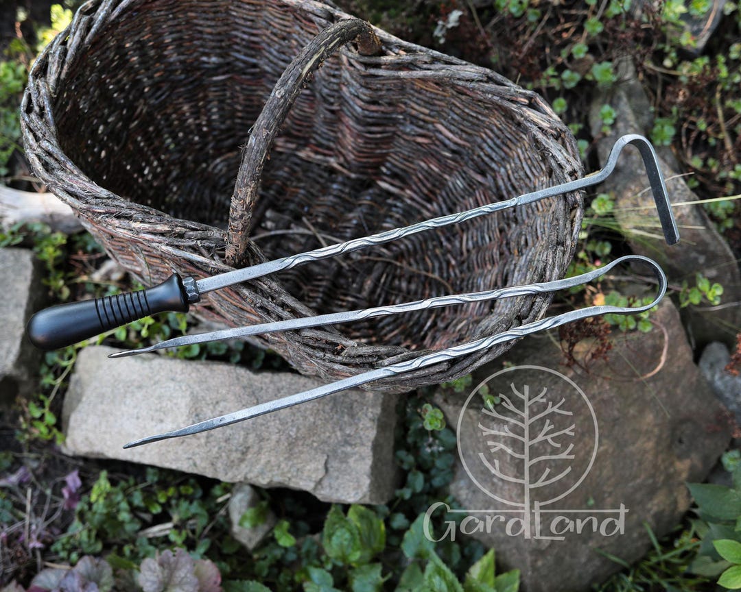 Hand Crafted Premium BBQ Tool Set | Meat Tong | Barbecue Poker | BBQ ...