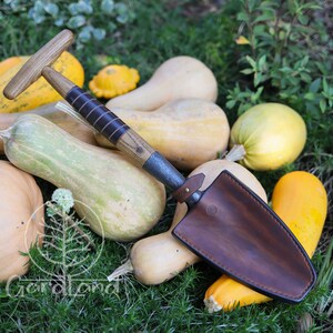 T-handle Garden Spade | Garden Hand Spade | Hand Forged Gardening Tools ...