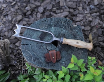 Ángulos en forma de V de azada de mano / Azada de mano de jardín / Herramientas de jardinería / Weeder de mano de ángulo / Herramientas de jardín forjadas a mano