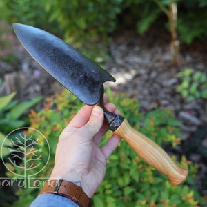 Forged Transplant Trowel Garden Trowel Handforged Garden Planting Trowel Professional Garden Trowel image 3