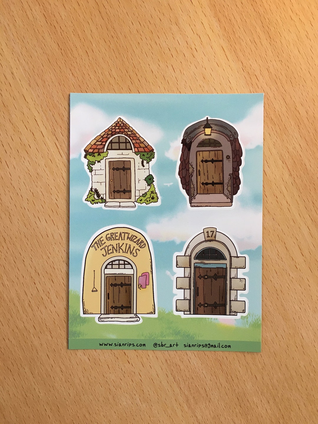 Howl's Moving Castle Door Sticker Sheet - Etsy