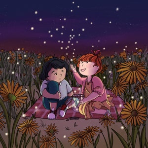 Fireflies Print