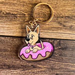 Dog Lover Gift, Dog Lover Keychain, Acrylic Keychain, Puppy Charm, Key Chain, Terrier Lover Keychain, Cute Puppy Keychain, Keyring