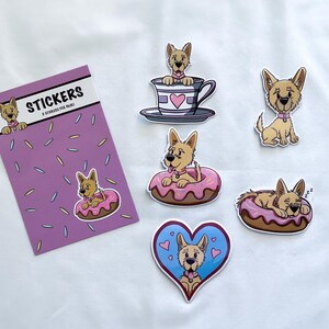 Adorable Puppy Sticker Pack: Dog Lover Gift for Water Bottles, Laptops & More, Sticker Set, Dog Mom Gift