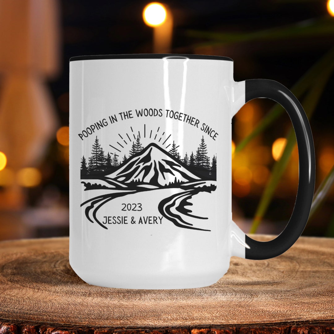Funny Camping Mug for Couples Who Love the Outdoors Gift for Campers or