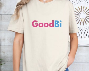 La camisa del orgullo bisexual es el regalo perfecto para el mes del orgullo; La divertida camiseta Bi es un lindo regalo de cumpleaños; Camisa Bi Orgullo; Camiseta LGBT inclusiva