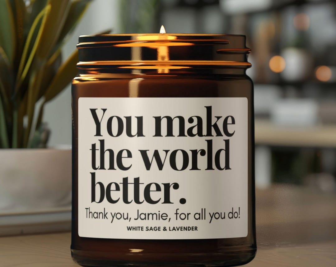 Personalized Volunteer Appreciation Gift; You Make the World Better ...