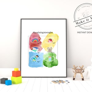 Calming Strategies Poster | Feelings Poster | Emotions Chart | Calm Corner