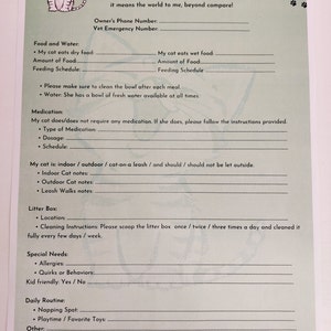 Cat Care Digital Download for Cat Lovers
