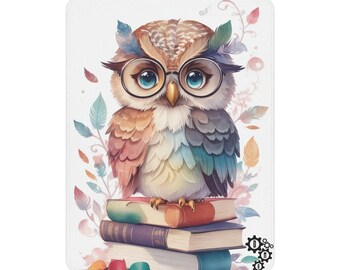 Eulen Kleinkind Decke, Baby Decke, Kinder Decke, Kinderzimmer Dekor, Woodland Decke, Geschenk für Kleinkinder von DreamMachineGraphics