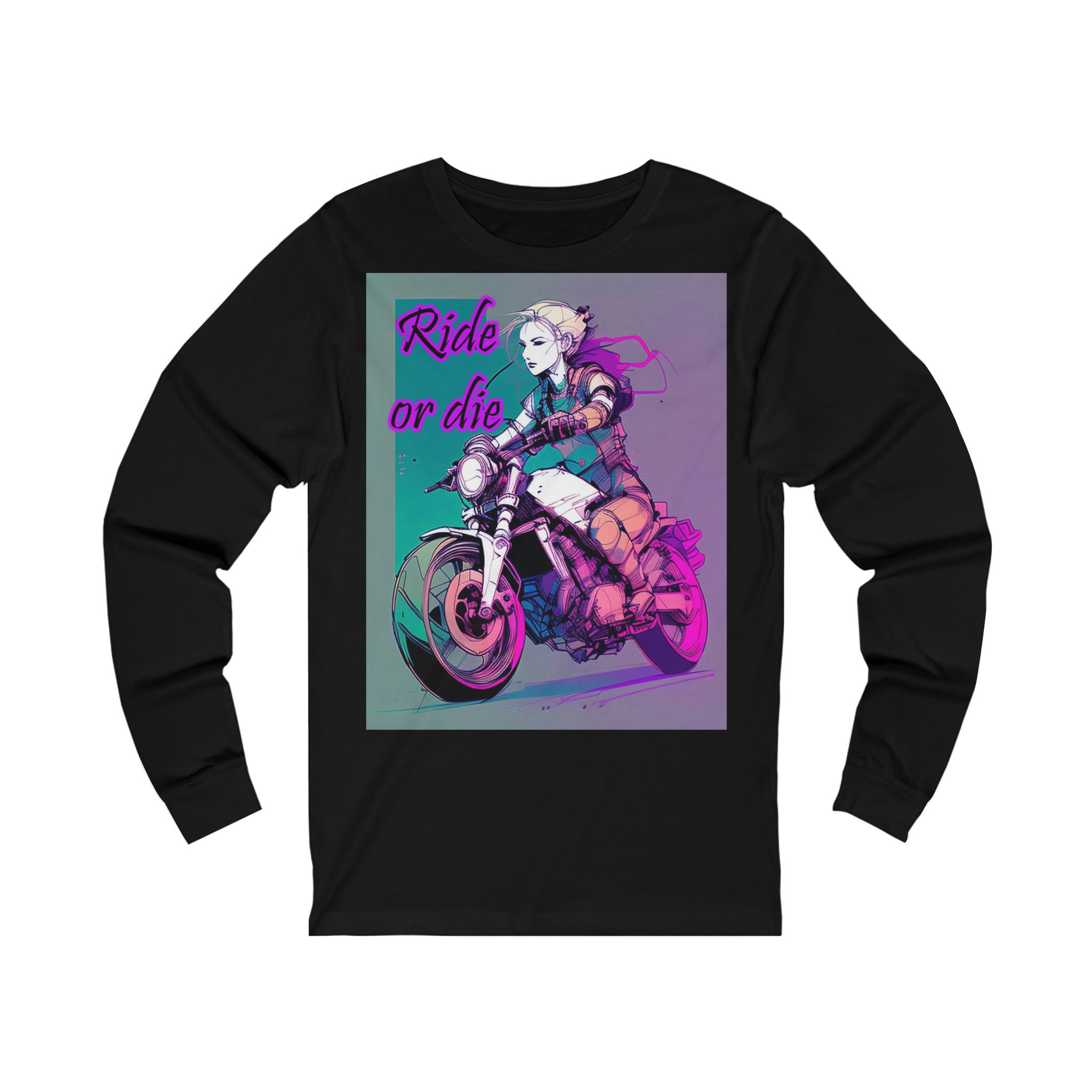 Empowered Ink Cyber Punk Biker Chick by DreamMachineGraphics