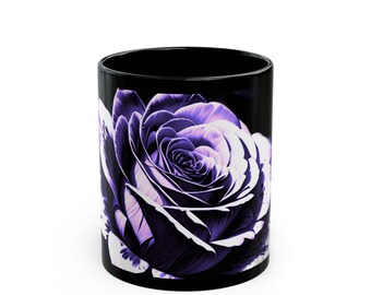 Eingefärbte lila Rosen-Tasse von DreamMachineGraphics