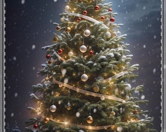 Weihnachtliche Tischdecke