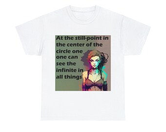 Ink Punk &quot;Infinite in All Things&quot; T part of our Cyber Girl Series by DreamMachineGraphics