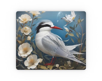 Vogel auf blauer Chinoisserie