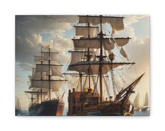 Nautische Wand Kunst Leinwand Druck, Maritime Dekoration für Seemanns Zimmer, Boot Dekor, Geschenk für Meeresliebhaber, Haus Wandkunst