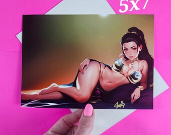 Slave Leia Art Print by Artist of Apathy. Ships Flat and Safe.
