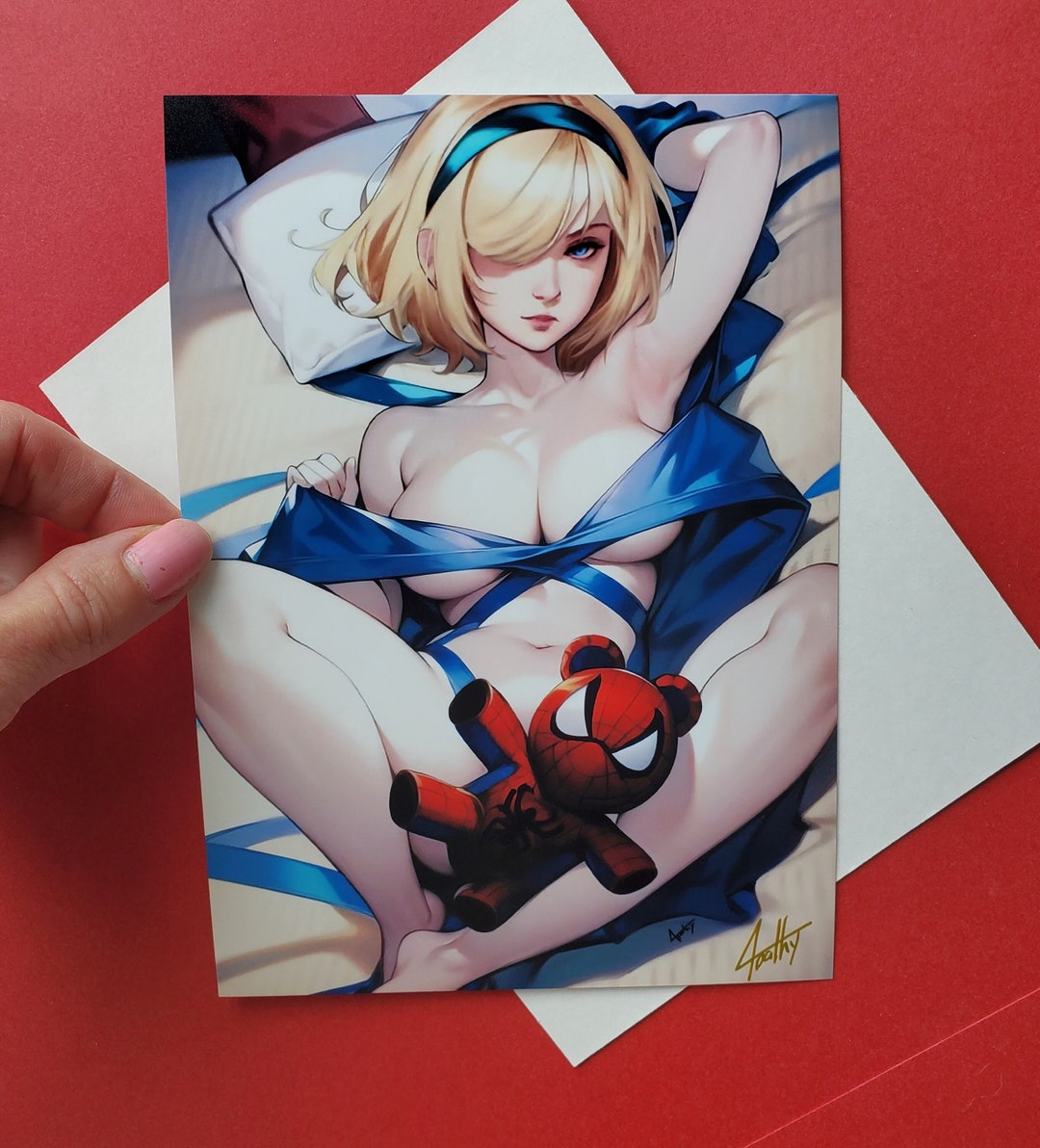 Spider-gwen Sexy Art Print by Artist of Apathy. Beautiful Gwen Stacy Art.  Ships Flat and Safe. - Etsy