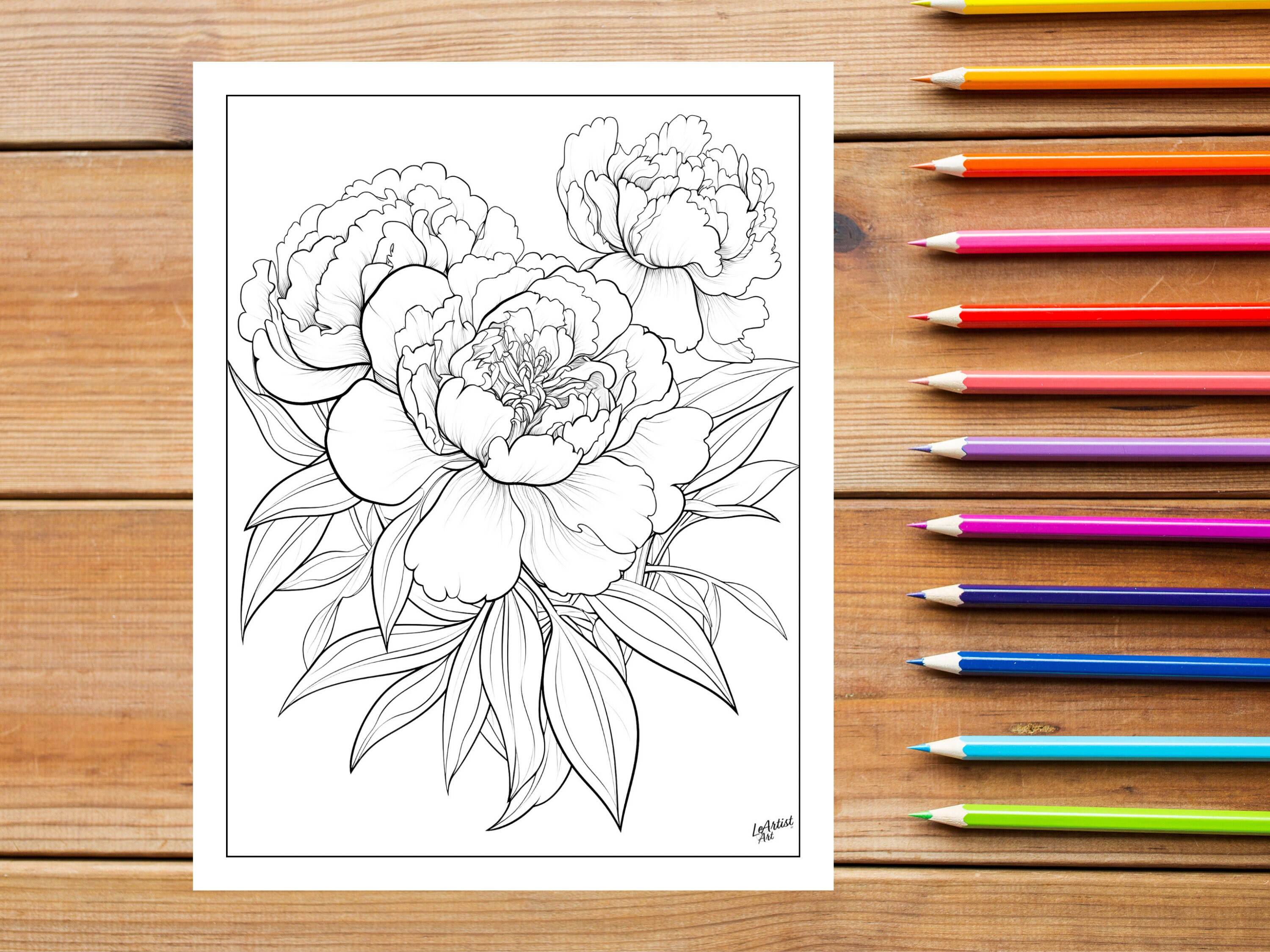40 Beautiful Botanical Coloring Pages, Botanical Flower Coloring Pages ...