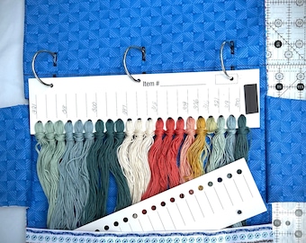 Embroidery Floss organizer, floss keeper, pouch, stay organized and mess free with this portable envelope, holds multiple cards!