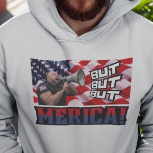 Alex Jones Hoodie For Patriotic Americans, Alex Jones Was Right Hoodie For Conspiracy Lovers, But But But Merica Alex Jones Stutters Hoodie