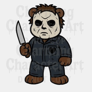 Michael Horror Png, Clipart di Halloween, Disegni horror a sublimazione, Download digitale horror, Clipart PNG, File a sublimazione, Download istantaneo