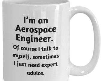Aerospace Engineer Coffee Mug, Gift for Engineer, Gift for Aerospace Engineer, Graduation Present for Engineer, Engineering Graduation Gifts