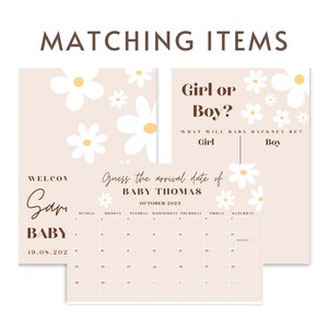 Large Personalised Baby Shower Sign
