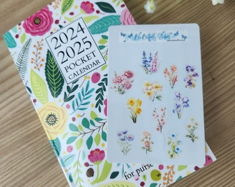 Floral Planner Stickers, Tiny Flower Stickers, Scrapbook Embellishments