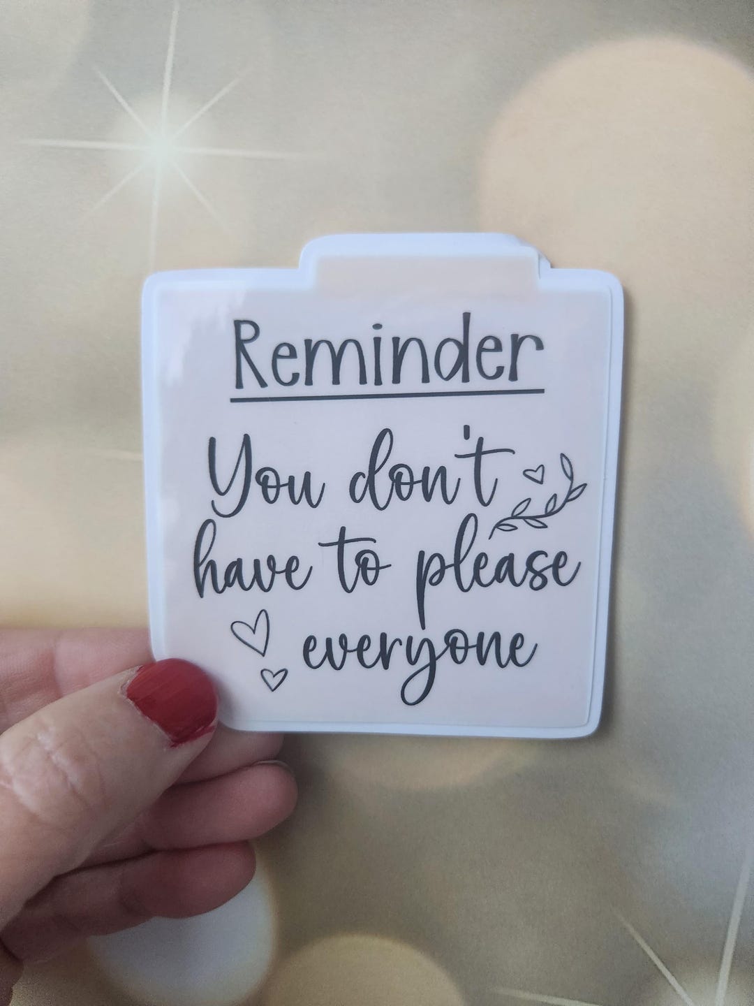 Long Post It Note Sticker Reminder Post-it Note Sticker: Positive Affirmation Decal - Etsy