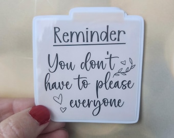 Reminder Post-It Note Sticker: Positive Affirmation Decal